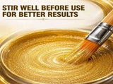 Weather Resistant Water Based Gold Paint, Water-Based Paint Outdoor & Indoor, Gold Spray Paint V1107-116-43108-GLD-500G