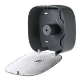 CDWK Wall Mounted Single Jumbo Roll Tissue Dispenser Waterproof Toilet Paper Dispenser Holder for V1294-YM0901-H24394GY