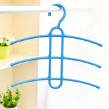 5 Pack Space Saving Fishbone Style Clothes Hangers, Multi Layer Plastic Hanger for Shirts Coats V1370-AZ4-17292
