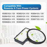 3set Filter Kit.Compatible For RO7611 RO7623 RO7634 RO76 Vacuum Cleaner Parts Kit Compact Power V1366-AZ2-W-06986