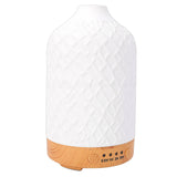 Essential Oil Diffuser Ceramic Wood Grain Aromatherapy Diffuser Scent Cool Mist Humidifier with V1294-YM0901-3113260016611