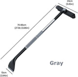 3-in-1 Snow and Ice Scraper for Car Windows - Extendable Snow Remover - 360&deg Rotating Snow V1188-ZXY-117-0041
