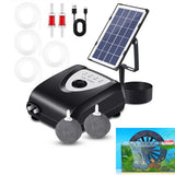 Solar Pond Pump Air Pump Solar Powered Pool Fish Tank Oxygenator Oxygen Aerator V201-QHGMMOREONE005