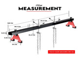 500Kg Engine Support Bar Beam Transmission Gearbox Lift Hoist Crane Garage V379-ENGSUPRBEA