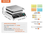 Commercial Maker, 4PCS Round Baker Machine,1750W Non-Stick Stainless Steel Belgian V952-SYBLSHFBJDPF0EHRRV3