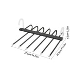 Pants Hangers, Non Slip Space Saving Hangers, Folding Clothes Hangers, Multi-Purpose Organizer For V1366-AZ2-W-12531
