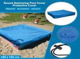 Oxford Cloth Sandbox Cover - Waterproof & Dustproof Square Canopy with Drawstring for Sandpits, V1366-AZ2-W-16597
