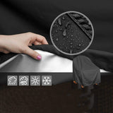 Outdoor Swivel Lounge Chair Cover 2 Pack, Tear-Resistant, UV Resistant, Waterproof for Furniture V1192-AZ-W-14826