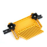 2Pcs Woodworking Feather Board Set Router Tables Saws Yellow Carpentry Aid Hand Tool Kit V1366-AZ2-W-18540