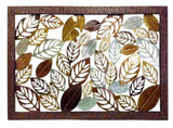 Xlarge Leaves Metal Wall Art 152x102cm V637-E142128