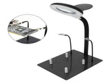 40LED 15X Magnifying Lamp with Adjustable Hose for Jewelery Identification Circuit Board RepairUS V1294-YM0901-3119200157311