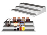 2PCS 3 Tier Spice Rack Step Shelf Organizer Stand Kitchen Countertop Holder Supplies V1294-YM0901-3117200170611