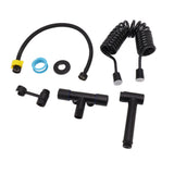 Bathroom Handheld Bidet Sprayer Kit Bidet Toilet Sprayer with Hose for Women Feminine Wash Black V1294-YM0703-3112230002211