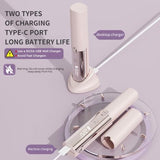 Cordless Straightener Styling Curling Iron with 4 Temp Settings Smart Hair Straightener for Women V1107-108-00132-BLU