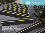 Slip Traction Treads with Reflective Stripe ,Best Grip Tape Grit Non Slip,Outdoor Non Skid V1192-AZ-W-15734