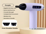 Purple Cordless Ionic Constant Heated Dryer with LCD Display & 9 Wind Speeds - USB Rechargeable V888-ELOSUNG49561