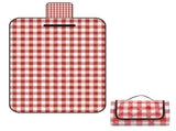 Foldable Picnic Mat Water-resistant Soft Camping Blanket Beach Outdoor Mat Yellow L V1308-DSZKI-930-2
