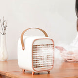 Air Conditioner Cooling Fan Silent USB Evaporative Cooler with Portable Carrying Strap for Home V1294-YM0716-3113220114111