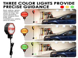 LED Garage Parking Sensor 3-Color Precision Indicator, Adjustable Parking Distance, Dual Power V1369-AZ3-W-12005