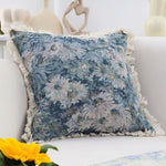 SOGA 50cm Oil Painting Shabby Chic Style Handmade Full Floral Needlepoint Throw Pillow FRENCHCUSHION208