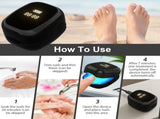 Nail Wellness Light Device Red & Blue LED for Daily Nail Care Routine Auto Timer, USB V1107-CS-ZJD