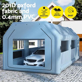 Giantz Inflatable Spray Booth 8.5X4.6M Car Paint Tent Filter System 2 Blowers SPRAY-BOOTH-8.5X4.6-BL-ABC