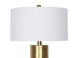 Sarantino Metal and Faux Marble Table Lamp in Black LMP-MLM-4550-BK