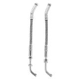1 Pair Heavy Duty Universal Snowmobile Ice Scrapers with Steel Plated Replacement V1366-AZ2-W-17304