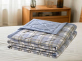 AYktou Reversible Patchworks Queen Size, 78.74x59.05in Lightweight Plaid Bedspreads Coverlets V1189-WXFWAL-20260326-03116