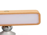 360 Degree Rotation Wall Sconce Rechargeable Warm Light 3000K Dimmable Touch Control Magnetic Wood V1294-YM0901-3119240129111