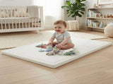 CARLA HOME Baby Play Mat 100x150cm, Thick Foam Crawling Mat, Infants, White V178-36553