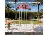 Wedding Flower Stand, 10PCS 80cm Column Flower Stand, Floral Stands with Acrylic Laminate, V952-HLHJLFT10J806TMWQ001V0