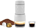 CAFELFFE 3-in-1 Portable Manual Espresso Coffee Machine 18Bar Cold and Hot Brew Mini Coffee Maker V1294-YM0901-H49087W