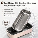 900ml Cordless Heating Lunch Box, 7200mAh Long Battery Life, Portable Meal Warmer V1232-DJRFH-CDK-002