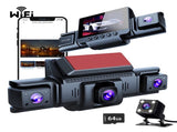 4 Channel 5G WiFi Dashcam FHD 1080P 170&deg Wide Angle G-Sensor with 64GB Card V462-TA-117-01