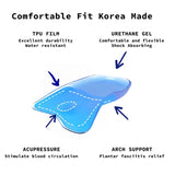 Half Insoles Shoe Inserts L Size Gel Arch Support Foot Pads V274-GM-BI-INSOLE-HF-L