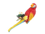 Parrot Decor Statue Figurine Scarlet Macaw Sculpture Birds Garden Courtyard Decoration V1294-YM0901-3111250017511