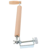 Beige Clip on Wooden Rolling Pin for Easy Dough Rolling and Dumpling Preparation V1369-AZ3-W-20587