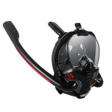 Snorkeling Mask Double Tube Silicone Diving Mask Adult Swimming Mask Diving Goggles Underwater V1369-AZ3-W-11914