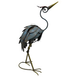 Crane Statue Looking Up 29x54cm V637-71636CRN