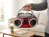 Portable CD Player 4W Speaker with FM Radio & AUX In V196-CD813R