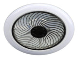 Ceiling Fan Light 6 Gear Wind Stepless Dimmable Quiet Modern Flush Mount Ceiling Fan with Light and V1294-YM0901-3113240112411