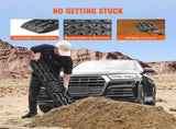 2PCS Traction Boards with PP for Mud Snow Sand Storage Bag Long Black V952-QCTKBZBS2JZZYHDQZV0