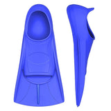 Swim Fins, Streamlined Training Short Fins, Silicone Swim Flippers for Adults and Youth, Ideal for V1369-AZ3-W-09699