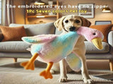 19.69-inch soft tie-dye colored cat and dog plush toys, can be washed, suitable for medium and large V1102-HEGG-002