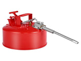 Safety Gas Can, 9.5 L Type II Red Safety Can for Gasoline with Stainless Steel Flame Arrester, V952-IIXAQGHSJS25Y4I7A001V0
