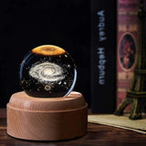 Music Box 3D Crystal Music Boxes,Luminous Rotating Ball Musical Box Dimmable,Music Box Gift for V1263-JX-1844