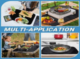Fireproof Grill Mat,25x19.5in 2mm Thick Heat Resistant Countertop Protector,Oil Proof Easy Clean BBQ V1369-AZ3-W-14135