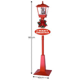 Christabelle 1.8m Christmas Lamp Post Outdoor Display Decoration LED Lights Front Yard Lawn Sta 112_RHG600