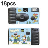 18Pcs Sking Retro Film Camera Waterproof Cartoon Decorative Stickers Without Camera PRL-7001743060DBT